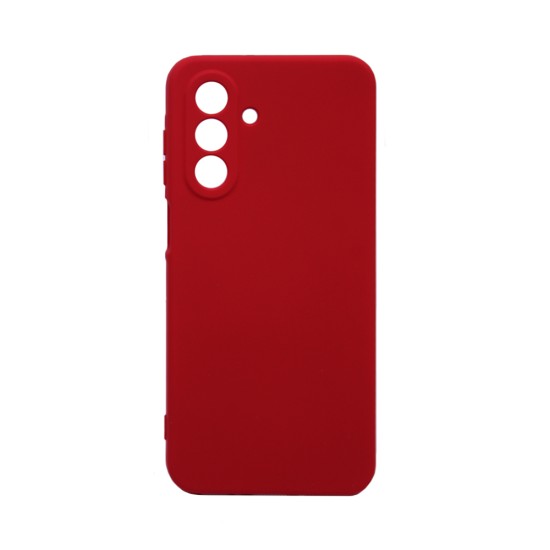 Capa de Silicone com Moldura de Câmera para Samsung Galaxy A26 5G Vermelho